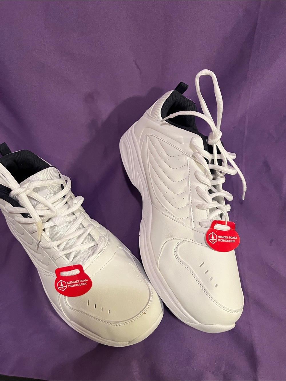 bcg Black and White Memory Foam Sneaker